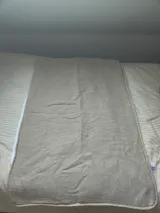 Wiegdekens voor de winter 2 stuks - kleur beige 2